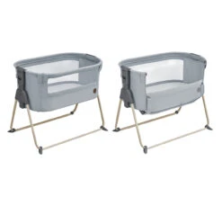 Beistellbett TORI Grau -BabyTraum Verkaufsgeschäft 0376895 004 1280x1280