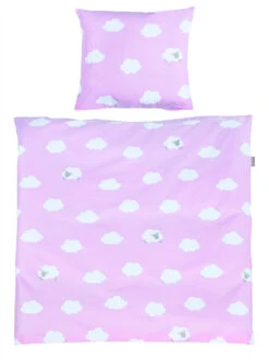 Wiegenset ROBA KLEINE WOLKE ROSA