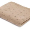 Strickdecke TAUPE