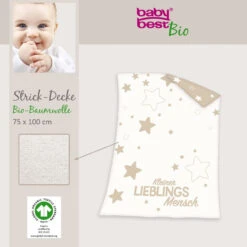 Decke LIEBLINGSMENSCH STRICK -BabyTraum Verkaufsgeschäft 0477001 007 1280x1280