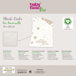 Decke LIEBLINGSMENSCH STRICK -BabyTraum Verkaufsgeschäft 0477001 008 1280x1280