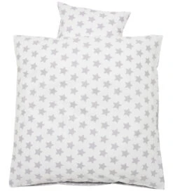 Alvi Bettwäsche STARS -silber-